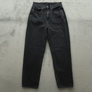 American Eagle Jeans Women's Size 6R Gray Highest-Rise 90's Boyfriend 27" Inseam
